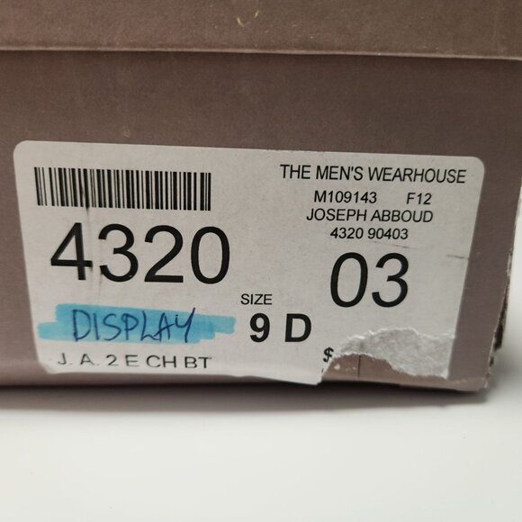 Joseph Abboud Mens Brown Suede Chukka Boots DISPLAY Size 9D With Box main image 9